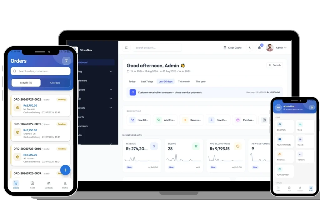 Asset Hub: Asset Tracking and Maintenance Management — project web and mobile interfaces